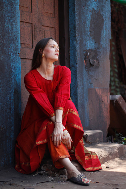 The Warm Edit – Handwoven Kurta Set