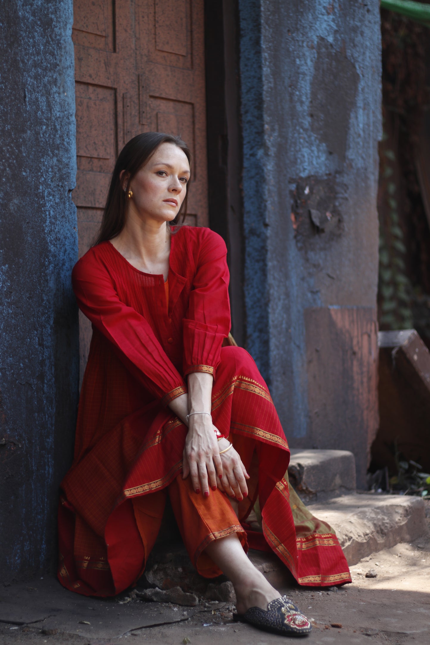 The Warm Edit – Handwoven Kurta Set
