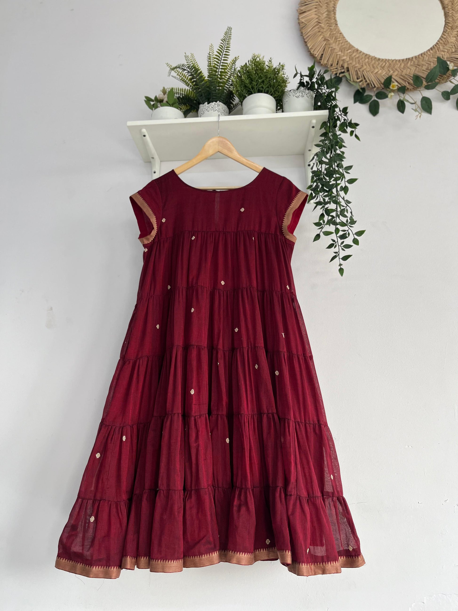 narayanpet cotton dresses AKSHAYA PRICE: 2850+$ Pure Narayanpet cotton dress in beautiful aaliya cut pattern with elephant detailing Anarkali paired up with Narayanpet cotton dupatta. CODE: LK236 NOTE: PANT IS NOT INCLUDED . Anarkali