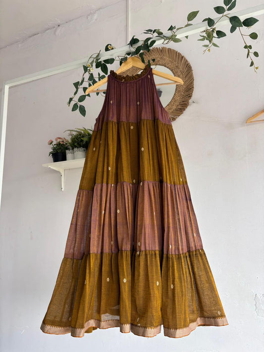 Rustic Rhythm – Narayanpet Tiered Dress