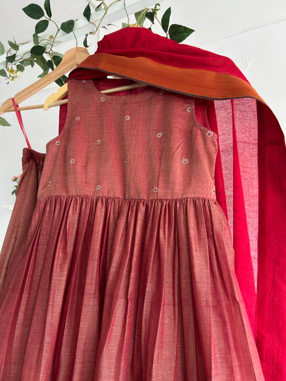 Rose – Narayanpet Sharara Set