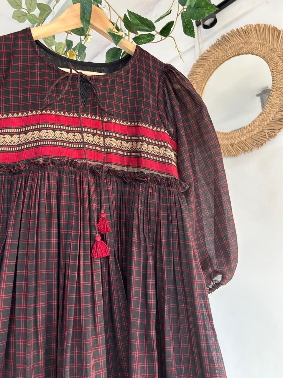 Dusky Tale Handloom Dress