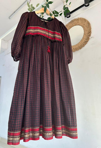 Dusky Tale Handloom Dress
