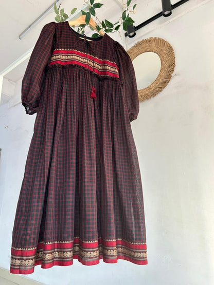 Dusky Tale Handloom Dress