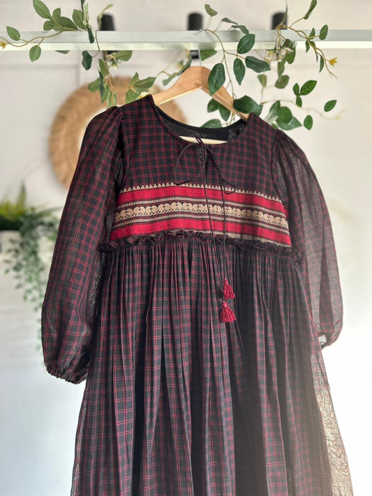 Dusky Tale Handloom Dress