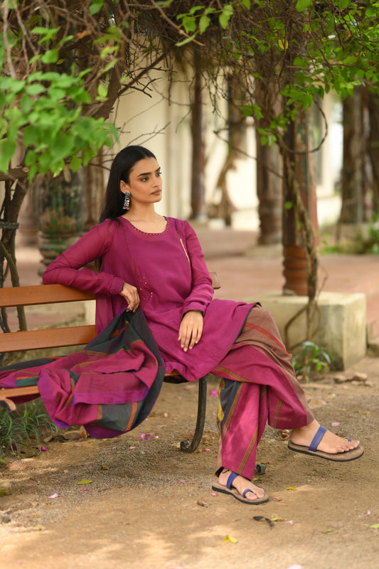 Manjari — Handwoven Kurta Set