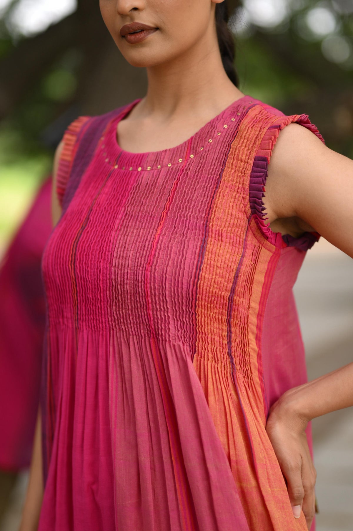 The Varnadhara — Handwoven Dress