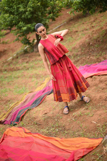 Gulnaar — Narayanpet Handloom Skirt