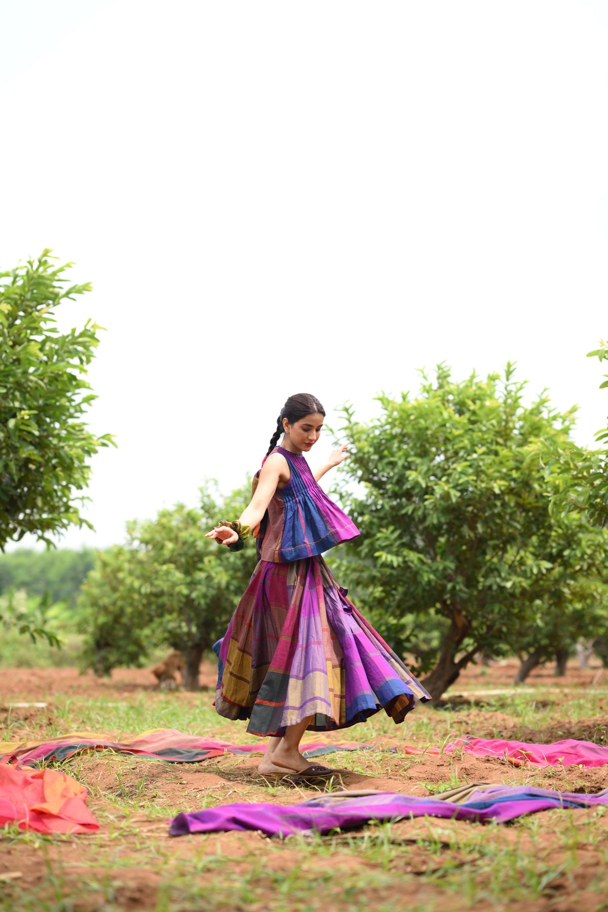 Ranjani — Narayanpet Handloom Skirt Set