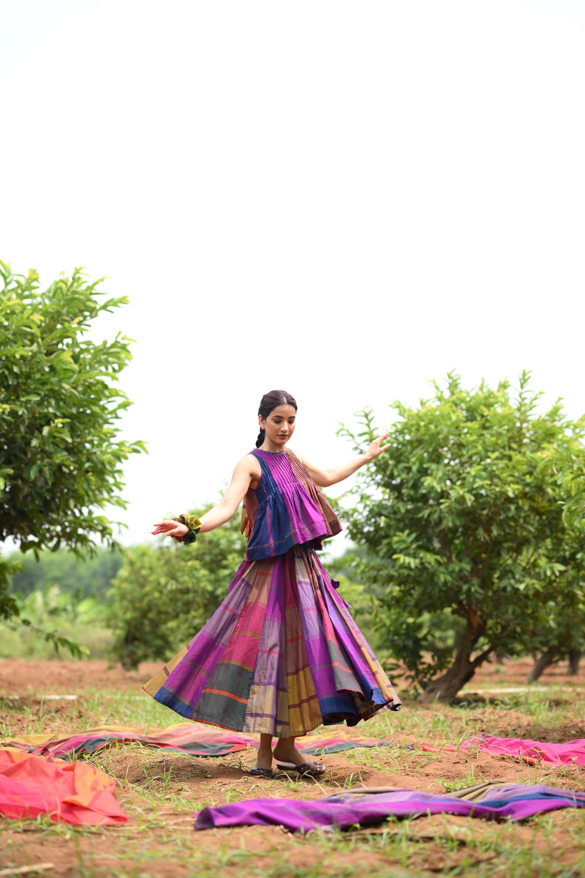 Ranjani — Narayanpet Handloom Skirt Set